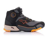 Alpinestars CR-X Drystar Chaussures de Moto (Black/Orange,10 (43))