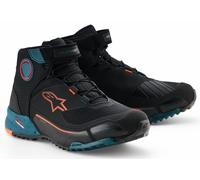 Alpinestars CR-X Drystar Chaussures de moto, orange/vert, Taille 11 (44)