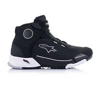Alpinestars CR-X Drystar Chaussures de moto pour homme (noir/blanc, taille 11 (44)) vêtements de moto, UE