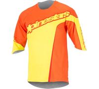 Alpinestars Crest 3/4 Maillot de vélo, jaune, Taille S