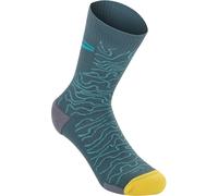Alpinestars Drop 15 Chaussettes, turquoise, taille S pour homme