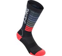 Alpinestars Drop 22 Chaussettes, noir-rouge, taille L pour homme