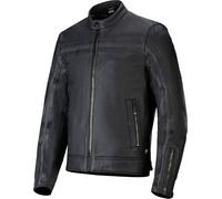 Alpinestars Dyno Blouson en cuir de moto, noir, taille S pour homme