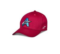 Alpinestars Elemental Hat Baseball Cap Sport Stretch Fit Casquette, Rouge, S/M Homme