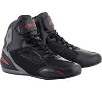 Alpinestars Faster-3 DryStar Chaussures de moto, Noir/Gris/Rouge, Taille 13,5 (47,5)