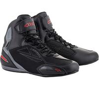 Alpinestars Faster-3 DryStar Chaussures de moto, noir-gris-rouge, taille 40 41 pour homme