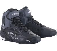 Alpinestars Faster-3 DryStar Chaussures de moto, noir-gris, taille 42 pour homme