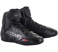Alpinestars Faster-3 Gunmetal Chaussures de moto, noir-gris, taille 41 pour homme