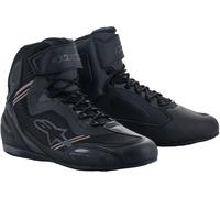Alpinestars Faster 3 Rideknit Chaussures de moto, noir-gris, taille 39 pour homme