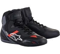 Alpinestars Faster 3 Rideknit, chaussures 11.5 US Noir/Gris/Rouge Clair Noir/Gris/Rouge Clair