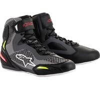 Alpinestars Faster 3 Rideknit, chaussures 6 US Noir/Gris/Jaune Néon Noir/Gris/Jaune Néon