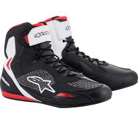 Alpinestars 2510319-123-8 Chaussure de moto Mâle Adulte Noir, Rouge, Blanc