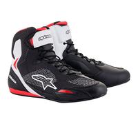 Alpinestars 2510319-123-8 Chaussure de moto Mâle Adulte Noir, Rouge, Blanc