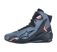 Alpinestars Faster 4, chaussures 13 US Noir/Gris Foncé/Rouge Néon Noir/Gris Foncé/Rouge Néon