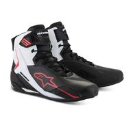 Alpinestars Chaussures moto Faster-4 Noir/Blanc/Rouge Taille 43,5