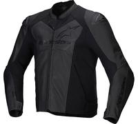 Alpinestars Faster V3 Airflow Blouson de moto perforé en cuir / textile, noir, Taille 58