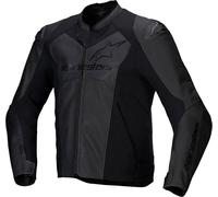 Alpinestars Faster V3 Airflow, veste en cuir 50 Noir/Noir Noir/Noir