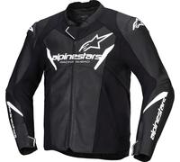 Alpinestars Blouson moto Faster V3 cuir Noir/Blanc Taille 58 Homme
