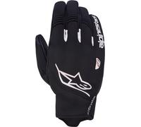 Alpinestars Faster V3 Plasma Drystar Gants de moto imperméables, Noir/Blanc, Taille 2XL
