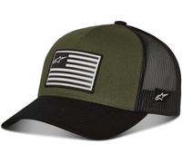 Alpinestars Casquette Snapback Flag Vert/Noir Taille unique pour homme