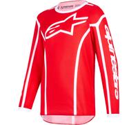 Alpinestars Fluid Apex, maillot jeune L Rouge/Blanc Rouge/Blanc