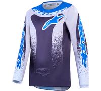 Alpinestars Fluid Drag Long Sleeve Jersey Blanc,Gris 9-10 Years Enfants