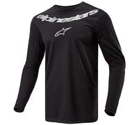 Alpinestars Fluid Graphite Maillot de motocross, noir, taille M pour homme