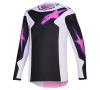 alpinestars Fluid Grid Maillot MX Noir/Gris/Mauve 2XL homme