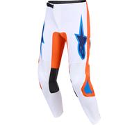 Alpinestars Pantalon de cross Fluid Grid Orange/Blanc/Bleu Taille 30 Homme