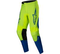 Alpinestars Fluid Haul Pantalons de motocross, jaune/bleu, Taille 28