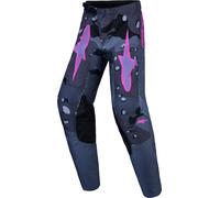 Alpinestars Fluid Lone Pantalon de motocross jeunesse, Gris/Violet, Taille 28