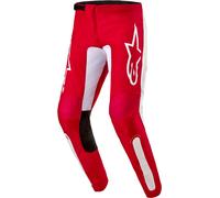 Alpinestars Fluid Lurv Pantalon de motocross, Rouge/Blanc, Taille 38