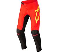 Alpinestars Fluid Tripple Pantalon de motocross, noir-rouge-jaune, taille 28 pour homme