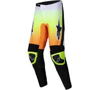 Alpinestars Fluid Wurx Pantalons de motocross, jaune/noir, Taille 30
