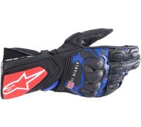 Alpinestars FQ20 SP-8 V3 Monster Gants de moto, noir/bleu/rouge, Taille S