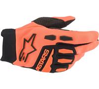 Alpinestars Full Bore Gants de motocross, Orange/Noir, Taille S