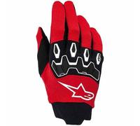 Alpinestars Full Bore V2 Gants de motocross, noir-rouge, taille M pour homme