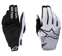 alpinestars Gants à Doigts Longs Radar Pro blanc
