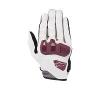 Alpinestars Gants Chrome Off White Burgundy