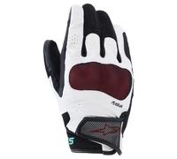 Alpinestars Gants moto femme Stella Mogress Airflow, Noir/Blanc/Rouge, Taille S