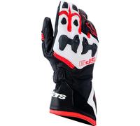 Alpinestars Gants moto SP-9 – Taille 3XL – Noir/Blanc/Rouge clair