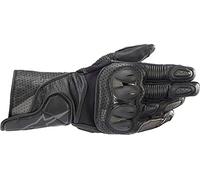Alpinestars Gants de Moto Courts SP-2 V3 - Gants de Moto - Gants de Sport - Noir/Gris - Taille L - Unisexe - Sportifs, Toute l'année - en Cuir