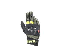 Alpinestars Gants En Cuir Halo Forest Black Yellow Fluo, Taille: M