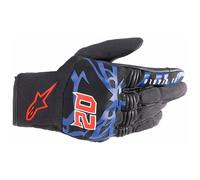 Alpinestars FQ20 Copper Gants de moto, noir/bleu/rouge, Taille S