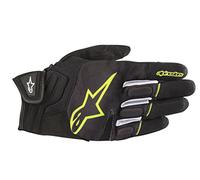 Alpinestars Gants Moto Atom Gloves Black Yellow Fluo, Noir/Jaune, S
