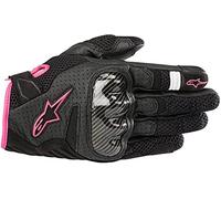 Alpinestars Stella SMX-1 Air V2, Gants femme S Noir/Fuchsia Noir/Fuchsia
