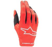 Alpinestars Gants de motocross Radar Rouge/Argent Taille S Homme