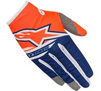 Alpinestars Gants Radar Flight Enfant Orange Bleu Blanc XS