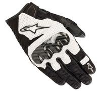 Alpinestars Gants Moto SMX-1 Air V2 Gloves Black White, Noir/Blanc, M