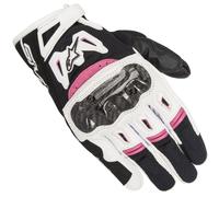 Alpinestars Stella SMX 2 Air Carbon V2, Gants femme XS Noir/Blanc/Fuchsia Noir/Blanc/Fuchsia